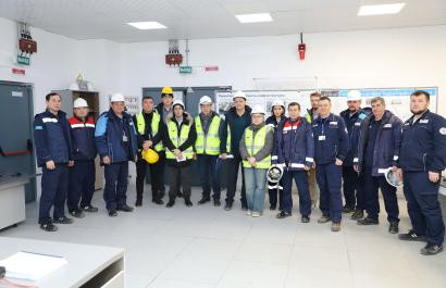 На ГТЭС прошла экскурсия для коллег из Казахстанского филиала NCOC